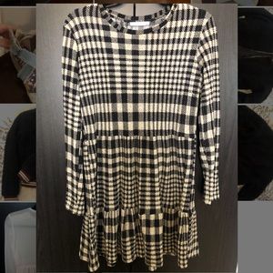 Zara checkered dress